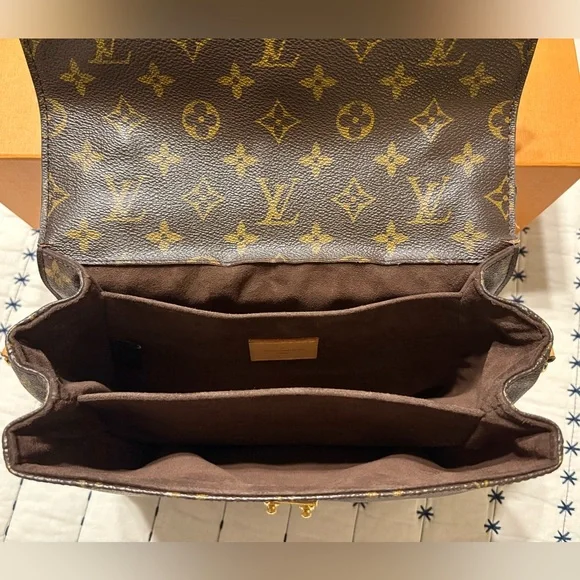 LOUIS VUITTON MONOGRAM POCHETTE METIS SATCHEL CROSSBODY BAG - Picture 8 of 13